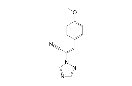 2-(1,2,4-Triazol-1-yl)-3-(4-methoxy-phenyl)-propenonitrile