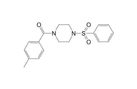 (4-Benzenesulfonylpiperazin-1-yl)(p-tolyl)methanone