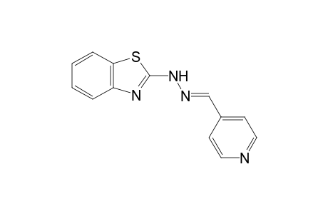 isonicotinaldehyde, (2-benzothiazolyl)hydrazone
