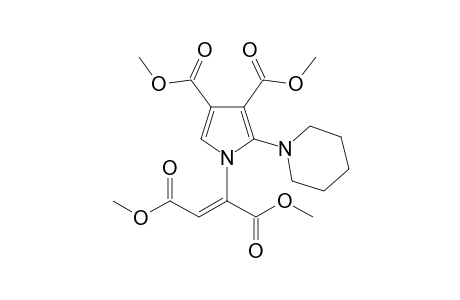 (E)-1,2-Bis(methoxycarbonyl)-1-[3,4-bis(methoxycarbonyl)-2-(piperidino)pyrrolyl]ethene