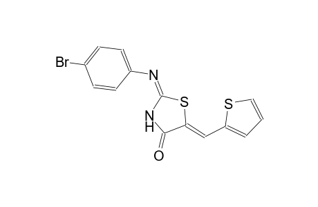 (2E,5Z)-2-[(4-bromophenyl)imino]-5-(2-thienylmethylene)-1,3-thiazolidin-4-one