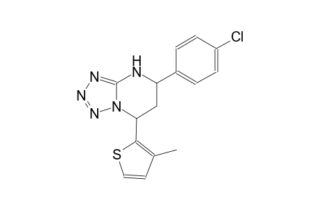 tetrazolo[1,5-a]pyrimidine, 5-(4-chlorophenyl)-4,5,6,7-tetrahydro-7-(3-methyl-2-thienyl)-