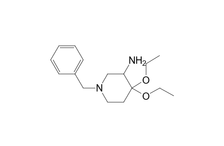 (1-benzyl-4,4-diethoxy-3-piperidyl)amine