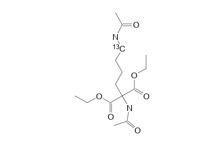 ETHYL-N,N'-DIACETYL-2,6-DIAMINO-2-ETHOXYCARBONYL-[6-C13]-HEXANOATE