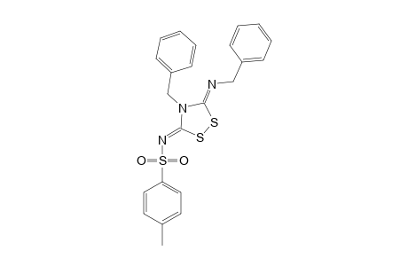 4-BENZYL-5-BENZYLIMINO-3-TOSYLIMINO-1,2,4-DITHIAZOLIDINE