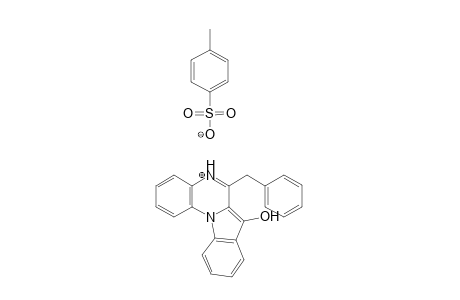 6-Benxyl-7-hyduoxyindolo[1,2-a]quinoxalin-5-ium p-toluenesulphonate