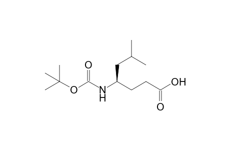 (4R)-4-(tert-butoxycarbonylamino)-6-methyl-enanthic acid