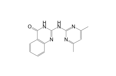 2-[(4,6-dimethyl-2-pyrimidinyl)amino]-4(3H)-quinazolinone