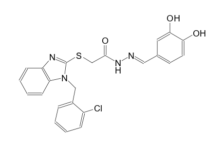 acetic acid, [[1-[(2-chlorophenyl)methyl]-1H-benzimidazol-2-yl]thio]-, 2-[(E)-(3,4-dihydroxyphenyl)methylidene]hydrazide