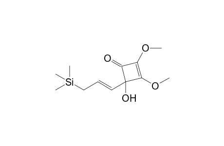 2,3-Dimethoxy-4-hydroxy-4-(3-trimethylsilylpropenyl)cyclobut-2-en-1-one