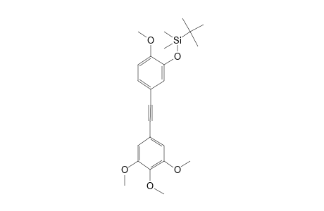 tert-Butyl-[2-methoxy-5-[2-(3,4,5-trimethoxyphenyl)ethynyl]phenoxy]-dimethyl-silane