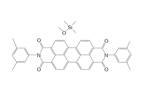 N,N'-di-3',5'-xylylperylene-3,4,9,10-tetracarboxylic acid diimide with poly(dimethylsiloxane)