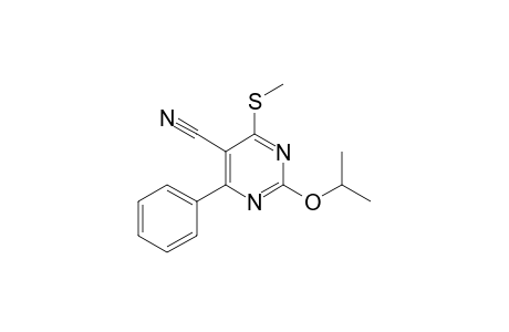 2-isopropoxy-4-(methylthio)-6-phenyl-pyrimidine-5-carbonitrile