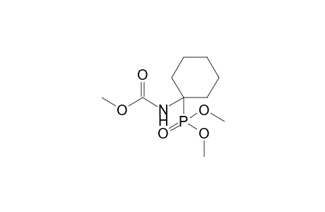 Dimethyl .alpha.-[N-(methoxycarbonyl)aminocyclohexyl]phosphonate