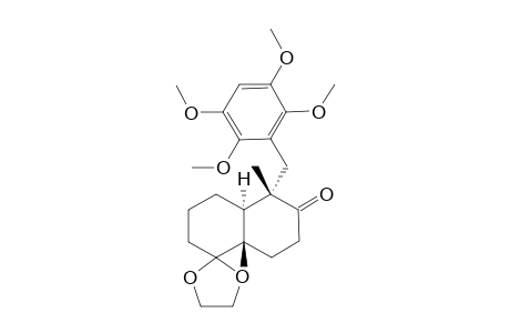 (1S,4AS)-TRANS-DECAHYDRO-1-ALPHA-[(2,3,5,6-TETRAMETHOXYPHENYL)-METHYL]-1-BETA,4A-BETA-DIMETHYL-5-(2-METHYL-1,3-DIOXOLAN-2-YL)-NAPHTHALENE-2-ONE