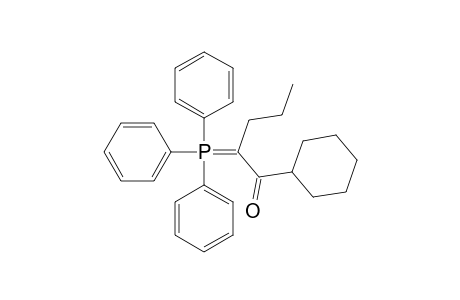 1-CYCLOHEXYL-2-(TRIPHENYLPHOSPHORANYLIDENE)-PENTAN-1-ONE
