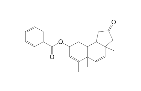 8-(Benzoyloxy)-1,3,3a,5a,8,9,9a,9b-octahydro-3a,5a,6-trimethyl-2H-benz[e]inden-2-one