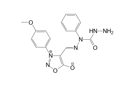 3-(4-Methoxyphenyl)sydnon-4-ylaldehyde 2-phenylcarbazone