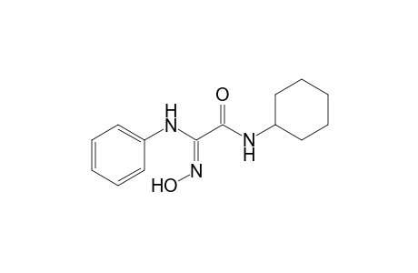 2-Anilino-2-(hydroxyimino)-N-cyclohexylacetamide