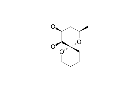 (2R*,4S*,5S*,6S*)-2-METHYL-1,7-DIOXASPIRO-[5,5]-UNDECANE-4,5-DIOL