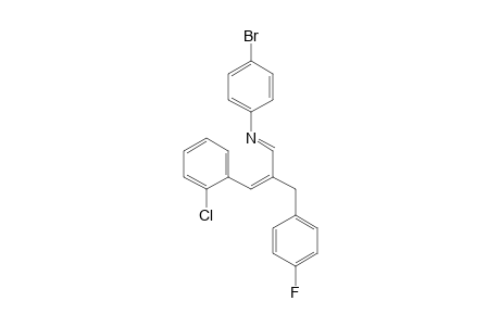Benzenamine, 4-bromo-N-[3-(2-chlorophenyl)-2-[(4-fluorophenyl)methyl]-2-propenylidene]-