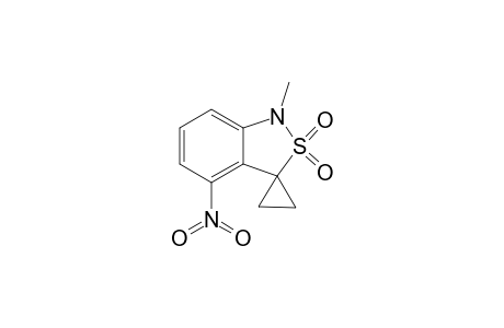1-Methyl-4-nitro-3-cyclopropanospirobenzosultam