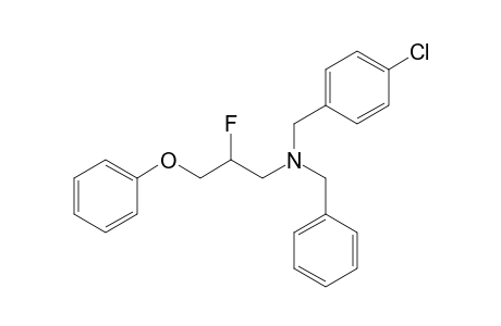 N-Benzyl-N-(4-chlorobenzyl)-N-(2-fluoro-3-phenoxypropyl)amine