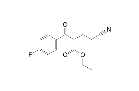 Ethyl 4-cyano-2-(4-fluorobenzoyl)butanoate