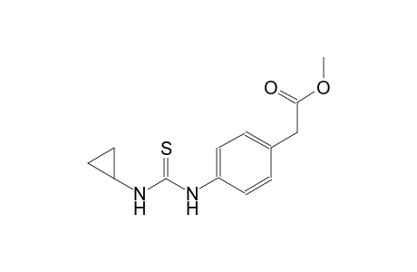 methyl (4-{[(cyclopropylamino)carbothioyl]amino}phenyl)acetate