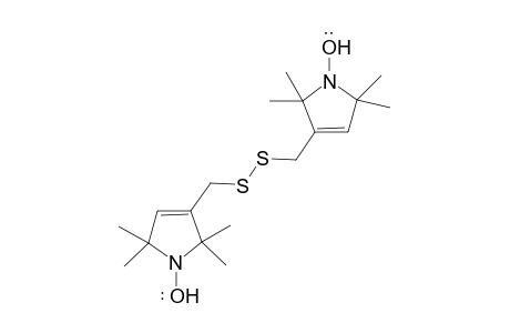 3,3'-Dithiodimethylbis(2,5-dihydro-2,2,5,5-tetramethyl-3-phenylsulfinylmethyl-1H-pyrrol-1-yloxy) diradical