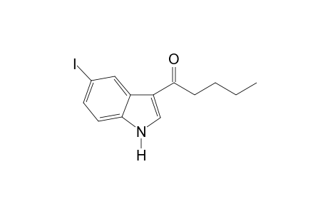1-(5-Iodo-1H-indol-3-yl)pentanone