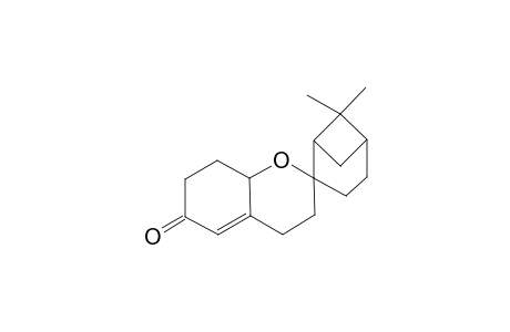 6,6-Dimethyl-7',8'-[dihydrospirro[3.1.1]heptan-2,2'-chroman]-5')6')-one