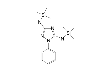 1-Phenyl-1H-1,2,4-triazole-3,5-diamine, 2tms derivative