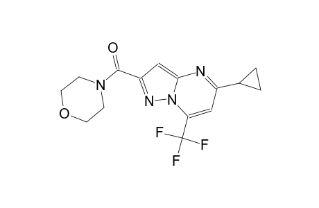 5-cyclopropyl-2-(4-morpholinylcarbonyl)-7-(trifluoromethyl)pyrazolo[1,5-a]pyrimidine