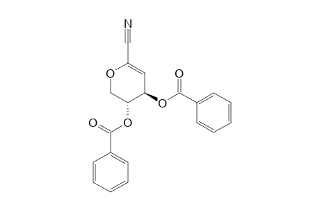 (3R,4R)-3,4-Di(benzoyloxy)-6-cyano-3,4-dihydro-2H-pyran