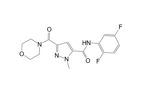 N-(2,5-difluorophenyl)-1-methyl-3-(4-morpholinylcarbonyl)-1H-pyrazole-5-carboxamide
