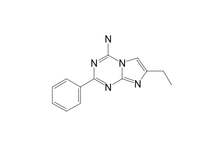 7-ETHYL-2-PHENYLIMIDAZO-[1,2-A]-[1,3,5]-TRIAZIN-4-YL-AMINE