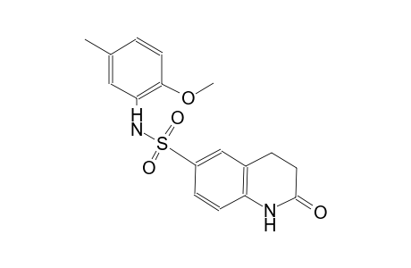 N-(2-methoxy-5-methylphenyl)-2-oxo-1,2,3,4-tetrahydro-6-quinolinesulfonamide