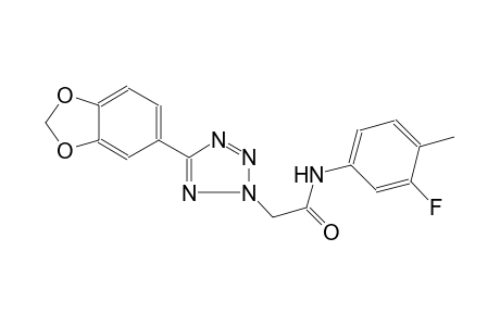 2H-tetrazole-2-acetamide, 5-(1,3-benzodioxol-5-yl)-N-(3-fluoro-4-methylphenyl)-