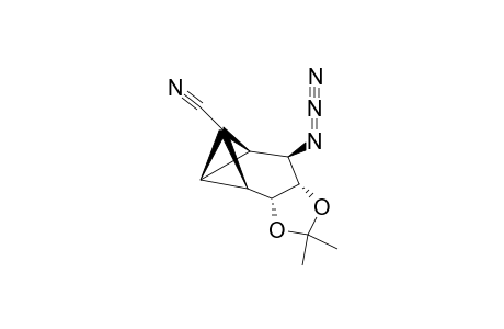 DL-(3-ALPHA,4-ALPHA,5-BETA)-5-AZIDO-3,4-(ISOPROPYLIDENEDIOXY)-TRICYCLO-[4.1.0.0(2,7)]-HEPTAN-1-CARBONITRILE