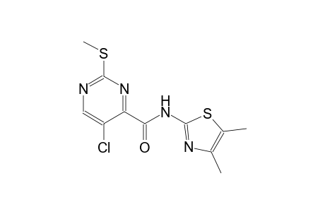 4-pyrimidinecarboxamide, 5-chloro-N-(4,5-dimethyl-2-thiazolyl)-2-(methylthio)-