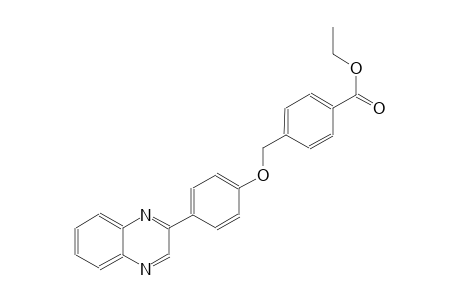 ethyl 4-{[4-(2-quinoxalinyl)phenoxy]methyl}benzoate