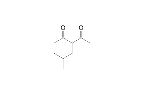 3-isobutyl-2,4-pentanedione (keo and enol forms)