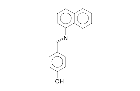 4-[(E)-(1-Naphthylimino)methyl]phenol