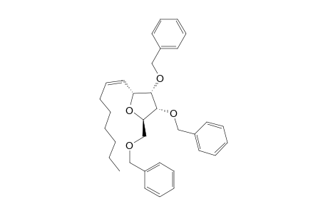 Furan, tetrahydro-2-(1-octenyl)-3,4-bis(phenylmethoxy)-5-[(phenylmethoxy)methyl]-, [2R-[2.alpha.(Z),3.alpha.,4.alpha.,5.beta.]]-