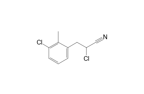 2-chloro-3-(3-chloro-2-methyl-phenyl)propionitrile