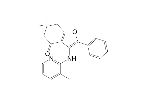 6,7-Dihydro-6,6-dimethyl-2-phenyl-3-(3-methylpyridine-2-ylamino)benzofuran-4(5H)-one