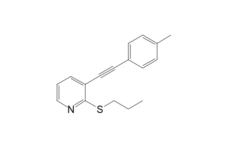 2-(Propylthio)-3-(4-tolylethynyl)pyridine