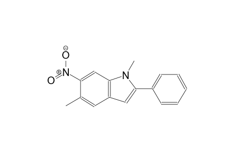 1,5-Dimethyl-6-nitro-2-phenylindole