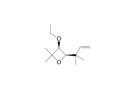 2-(alpha,alpha-dimethylallyl)-3-cis-ethoxy-4,4-dimethyl-oxetane